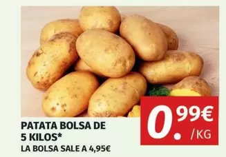 Patata Bolsa De 5 Kilos