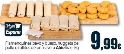 Aldelis - Flamenquines Pavo Y Queso, Nuggets De Pollo O Rollitos De Primavera