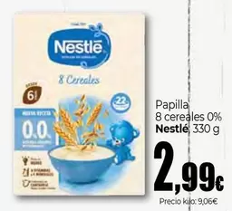 Nestlé - Papilla 8 Cereales 0%