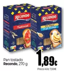 Recondo - Pan Tostado