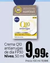 Nivea - Crema Q10 Antiarrugas De Dia Fp30