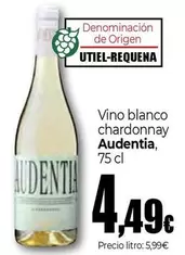  Audentia - Vino Blanco Chardonnay