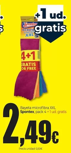 Spontex - Bayeta Mirofibra XXL