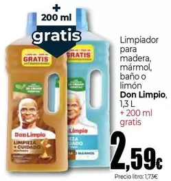 Don Limpio - Limpiador Para Madera, Barmol, Baño O Limon