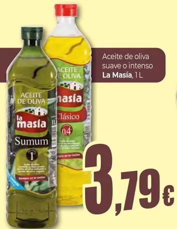 La Masía - Aceite De Oliva Suave O Intenso