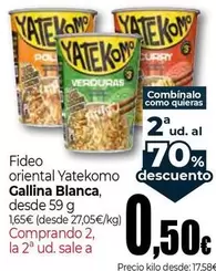 Gallina Blanca - Fideo Oriental Yatekomo
