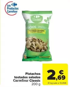 carrefour - Pistachos Tostados Salados Classic