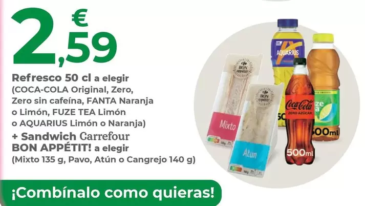 Coca-Cola - Refresco 50 Cl A Elegir