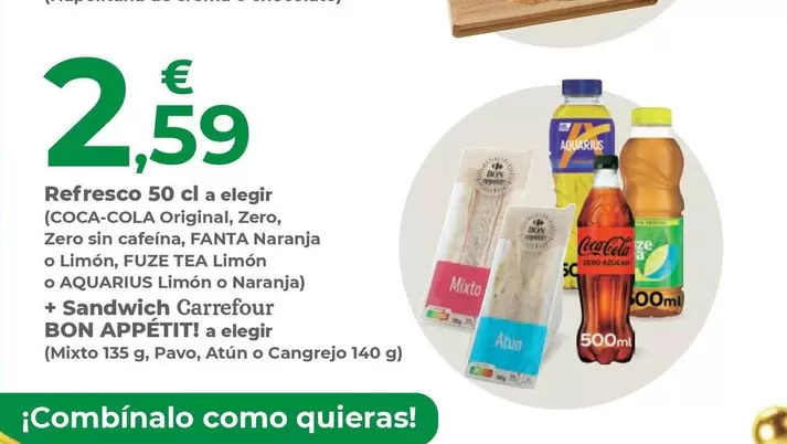 Coca-Cola - Refresco 50 Cl A Elegir