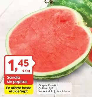 origen - Sandia Sin Pepitas