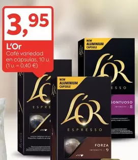 l'or - Café Variedad En Cápsulas