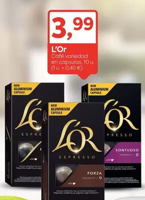 l'or - Café Variedad En Cápsulas