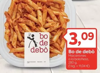 Bo de Debò - Macarrones O La Bolonesa
