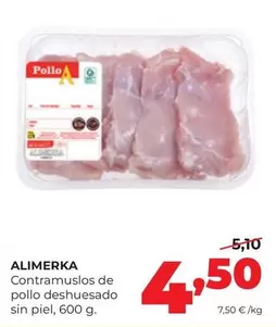Alimerka - Contramuslos De Pollo Deshuesado Sin Piel