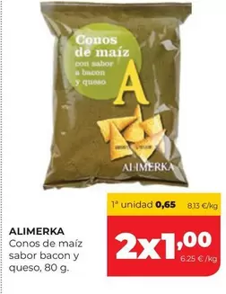 Alimerka - Conos De Maiz Sabor Bacon Y Queso