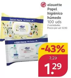 Alouette - Papel Higienico Humedo