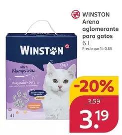 Winston - Arena Aglomerante Para Gatos