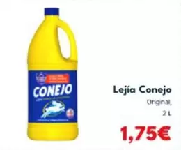 Conejo - Lejía