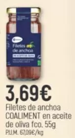 Coaliment - Filetes De Anchoa En Aceite De Oliva