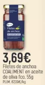 coaliment - Filetes De Anchoa En Aceite De Oliva