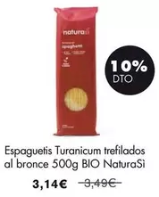 Natura - Espaguetis Turanicum Trefilados Al Bronce
