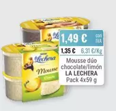 La Lechera - Mousse Dúo Chocolate/ Limón