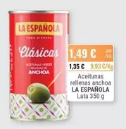 La Española - Aceitunas Rellenas Anchoa