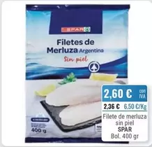 Spar - Filete De Merluza Sin Piel