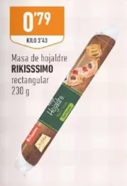 Rikisssimo - Masa De Hojaldre Rectangular