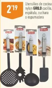 Grilo - Utensilios De Cocina Nylon Cacillo, Espátula, Cuchara O Espumadora