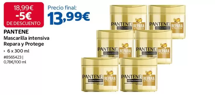 Pantene - Mascarilla Intensiva Repara Y Protege