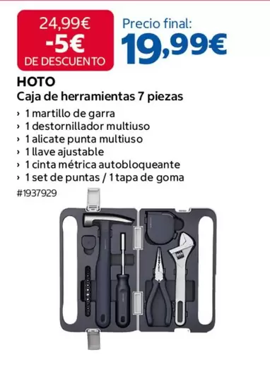 Caja De Herramientas 7 Piezas