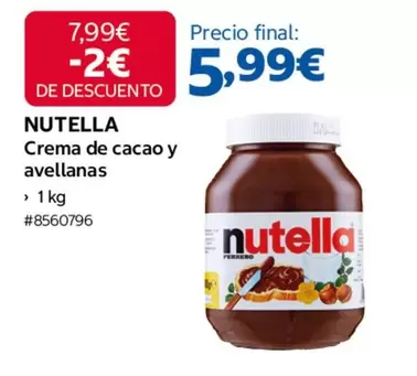 Nutella - Crema De Cacao Y Avellanas