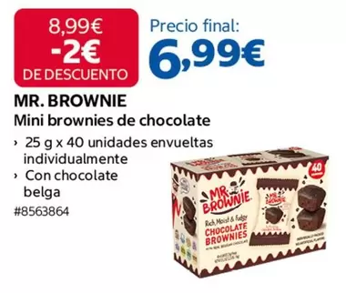 Mini Brownies De Chocolate