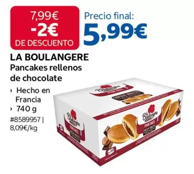 la boulangere - Pancakes Rellenos De Chocolate