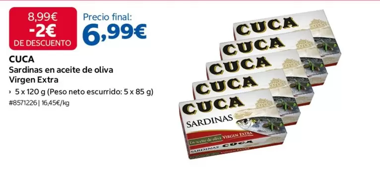 Cuca - Sardinas En Aceite De Oliva Virgen Extra