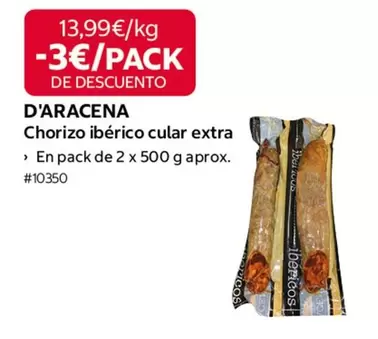 Marqués de Arienzo - Chorizo Ibérico Cular Extra