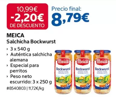 Salchicha Bockwurst