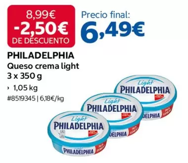 Philadelphia - Queso Crema Light