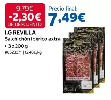 Revilla - Salchichon Iberico Extra