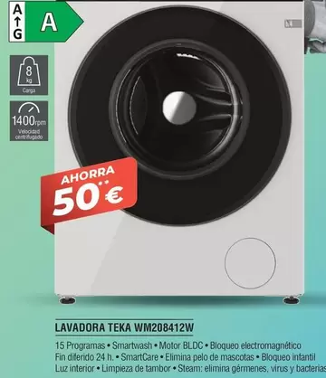 Teka - Lavadora Wm208412w