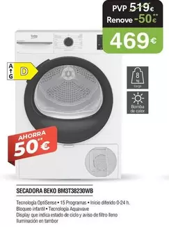Beko - Secadora BM3T33230WB
