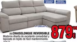 Chaiselongue Reversible