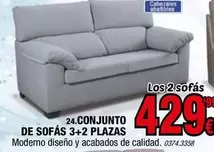 Conjunto De Sofás 3+2 Plazas