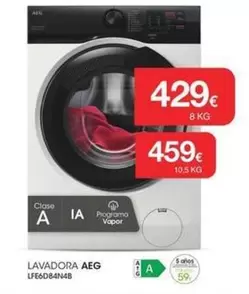 AEG - Lavadora Lf6d64n48