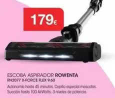 Rowenta - Escoba Aspirador Rh2077 X-force Flex 9.60