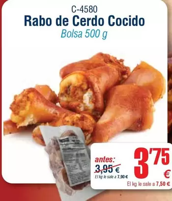 Rabo De Cerdo Cocido