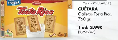 Cuétara - Galletas Tosta Rica