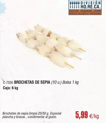 Brochetas De Sepia