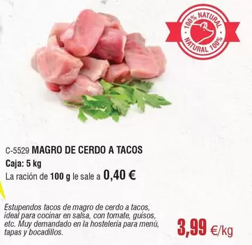 Ideal - Magro De Cerdo A Tacos